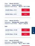 Delta has a SkyMiles flash sale happening for the next 48 hours ✈️👀

These are just a FEW of the deals I found flying out of ATL 🌍
Seattle, Jamaica, Puerto Rico, Cancun, Australia, New Zealand and more.

Definitely check your own airport because the deals vary by city and there were way more than this 😭

Now excuse me while I try not to book another trip 😅

@delta 

#TravelDeals #Delta #SkyMiles #Flights #travel